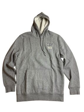 Gap 1969 Classic Pullover Hoodie Grey Size Small